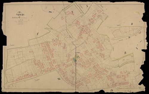 Plan du cadastre napoléonien - Naours : Chef-lieu (Le), G