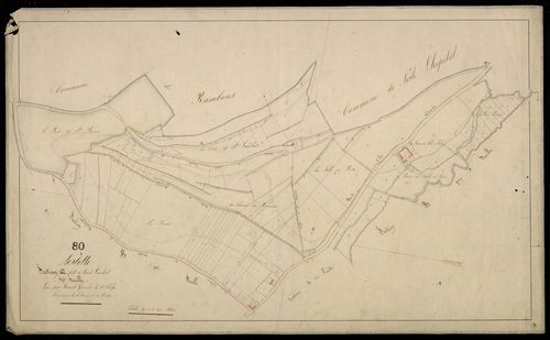 Plan du cadastre napoléonien - Neslette : Saint-Lambert (Le), A1