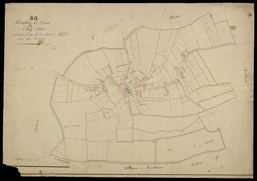 Plan du cadastre napoléonien - Neuilly-le-Dien : B développement