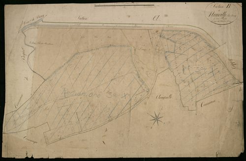 Plan du cadastre napoléonien - Neuville-Les-Bray (La) (Neuville-les-Bray) : B