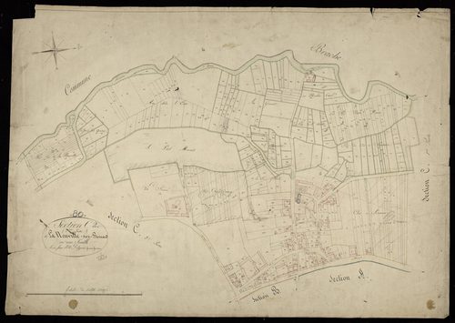 Plan du cadastre napoléonien - Neuville-Sire-Bernard (La) (La Neuville-Sire-Bernard) : C2