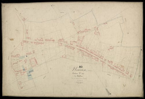 Plan du cadastre napoléonien - Nouvion : Chef-lieu (Le), F