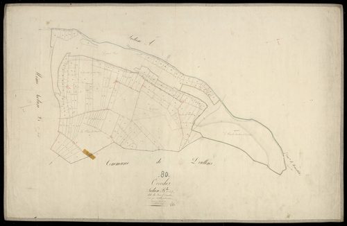 Plan du cadastre napoléonien - Occoches : Bois d'Occoches (Le), B2