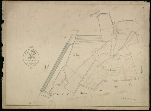 Plan du cadastre napoléonien - Offoy : Aumale, A2