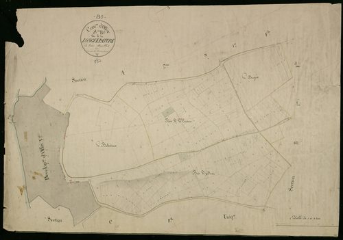 Plan du cadastre napoléonien - Offoy : Longue Pature (La), B2