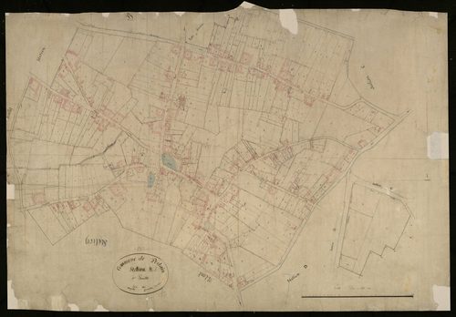 Plan du cadastre napoléonien - Pertain : A1