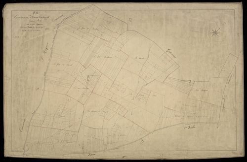 Plan du cadastre napoléonien - Oneux (Oneux et Neuville) : Fond Vigneron (Le), A