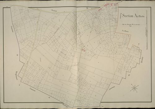 Plan du cadastre napoléonien - Parvillers-le-Quesnoy (Parvillers) : A1