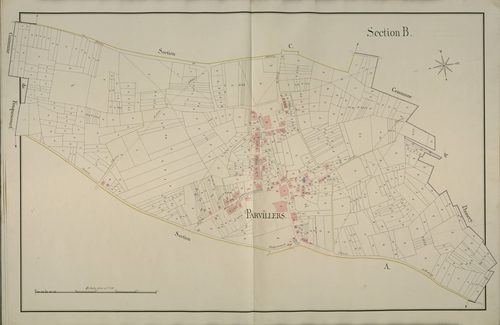 Plan du cadastre napoléonien - Parvillers-le-Quesnoy (Parvillers) : B