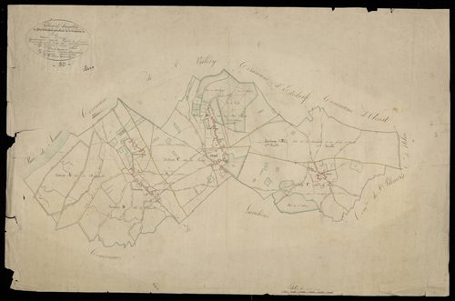 Plan du cadastre napoléonien - Pende : tableau d'assemblage