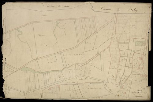 Plan du cadastre napoléonien - Pende : Routiauville, A