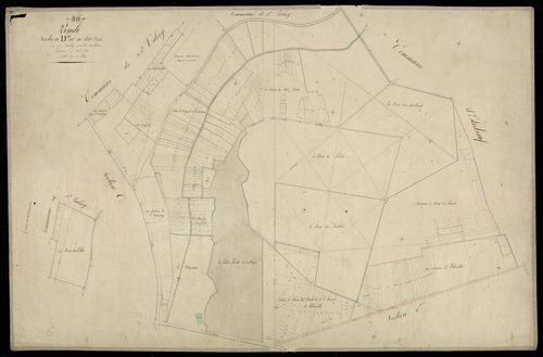 Plan du cadastre napoléonien - Pende : Petit Pendé (Le), D