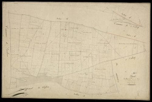 Plan du cadastre napoléonien - Pende : Pendé, C