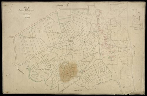 Plan du cadastre napoléonien - Pende : Salenelle, B