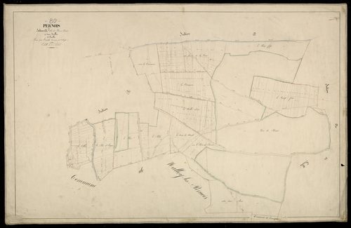 Plan du cadastre napoléonien - Pernois : Bois de Pernois (Le), A2