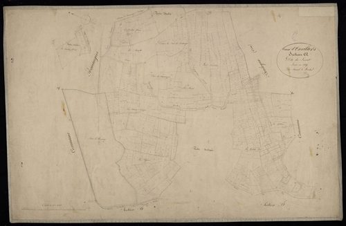 Plan du cadastre napoléonien - Piennes-Onvillers (Onvillers) : Levant (Le), A