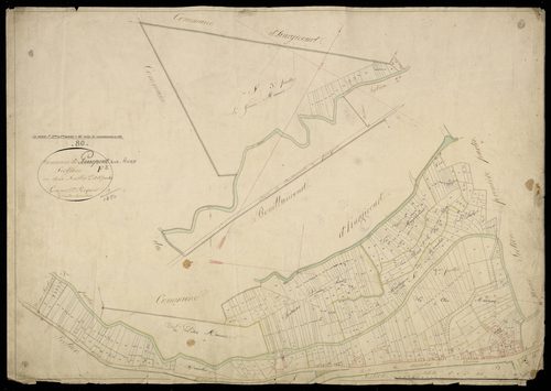 Plan du cadastre napoléonien - Pierrepont-sur-Avre (Pierrepont) : F2 et F3