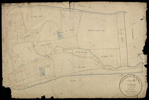 Plan du cadastre napoléonien - Plachy-Buyon : Chef-lieu (Le), B1