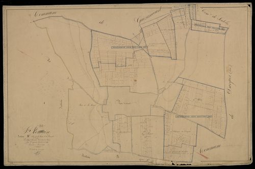 Plan du cadastre napoléonien - Poix-De-Picardie (Saint-Romain) : Haie (La) ; Frocourt, B1
