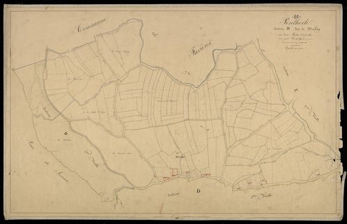 Plan du cadastre napoléonien - Ponthoile : Morlay, D2