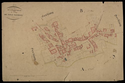Plan du cadastre napoléonien - Pont-Noyelles (Pont Noyelle) : Village (Le), B3