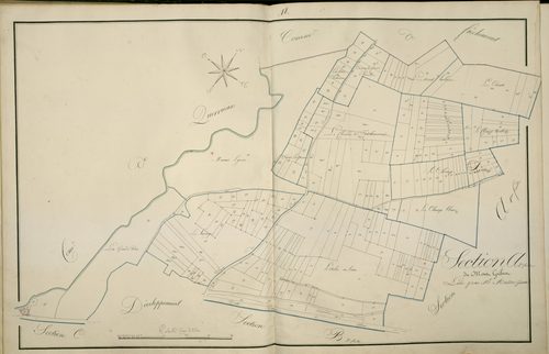 Plan du cadastre napoléonien - Atlas cantonal - Pont-Noyelles (Pont Noyelles) : Mont Gribut (Le), A2
