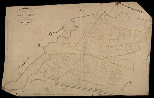 Plan du cadastre napoléonien - Pont-Noyelles (Pont) : Mont-Gribut (Le), A2