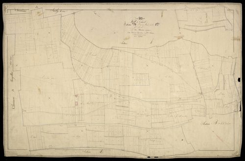 Plan du cadastre napoléonien - Port-le-Grand (Port le Grand) : Moulin Gourlin (Le), B1