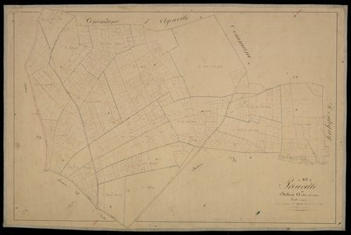 Plan du cadastre napoléonien - Prouville : Motte (La), A