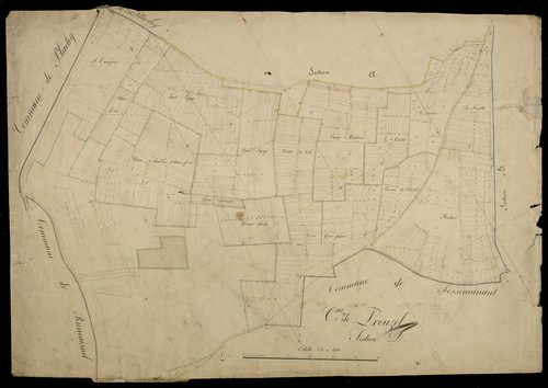 Plan du cadastre napoléonien - Prouzel : D