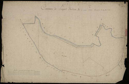 Plan du cadastre napoléonien - Proyart : Nord (Le), A1
