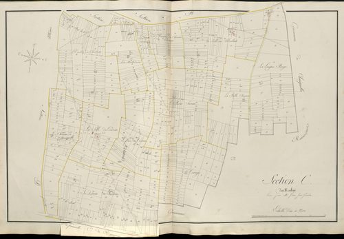 Plan du cadastre napoléonien - Atlas cantonal - Proyart : Moulins (Les), C