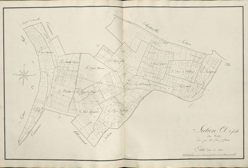 Plan du cadastre napoléonien - Atlas cantonal - Proyart : Nord (Le), A2