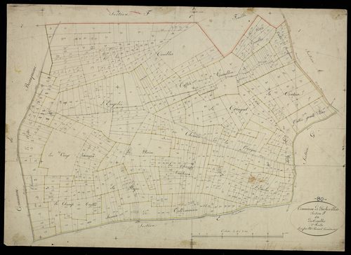 Plan du cadastre napoléonien - Puchevillers : Combles (les), F2