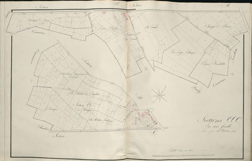 Plan du cadastre napoléonien - Atlas cantonal - Puzeaux : A et C