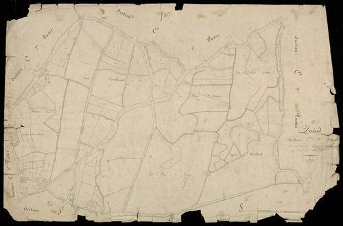 Plan du cadastre napoléonien - Quend : E2