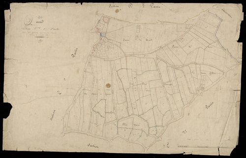 Plan du cadastre napoléonien - Quend : E1