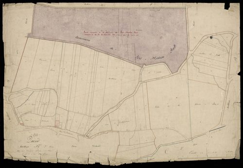 Plan du cadastre napoléonien - Quend : B2