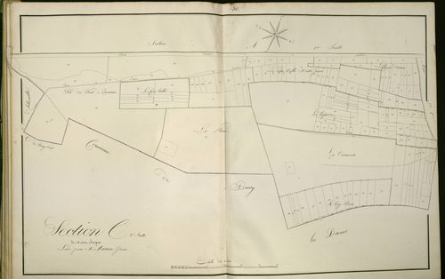 Plan du cadastre napoléonien - Atlas cantonal - Querrieu (Querrieux) : Maître Jacques, C2