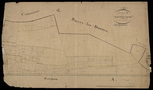 Plan du cadastre napoléonien - Querrieu (Querrieux) : Maître Jacques, C2