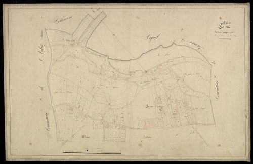 Plan du cadastre napoléonien - Quesne (Le) (Quesne) : section unique 1ère feuille