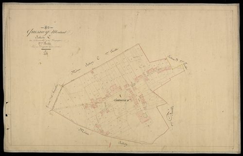 Plan du cadastre napoléonien - Quesnoy-le-Montant : Himmeville ; Campagne, C2 (développemnt de C1)