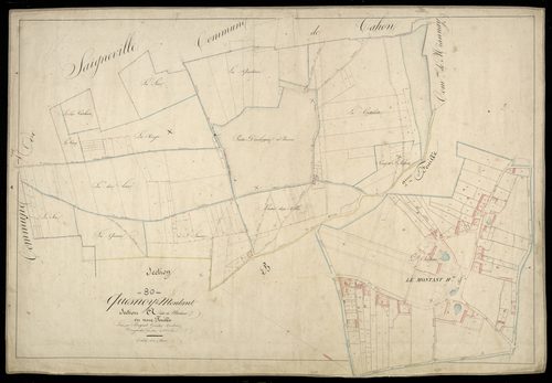 Plan du cadastre napoléonien - Quesnoy-le-Montant : Montant (Le), A