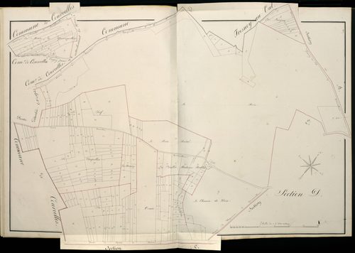 Plan du cadastre napoléonien - Atlas cantonal - Quevauvillers : D