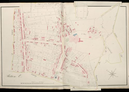 Plan du cadastre napoléonien - Atlas cantonal - Quevauvillers : E