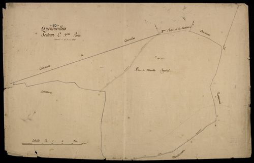 Plan du cadastre napoléonien - Quevauvillers : C3