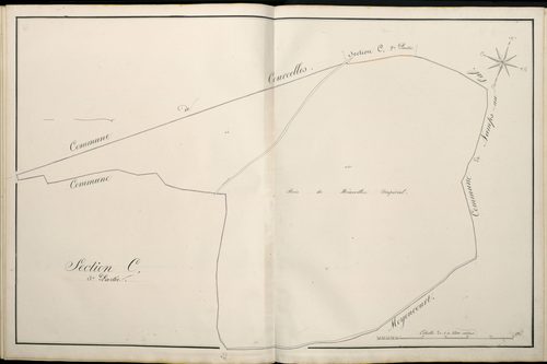 Plan du cadastre napoléonien - Atlas cantonal - Quevauvillers : C3