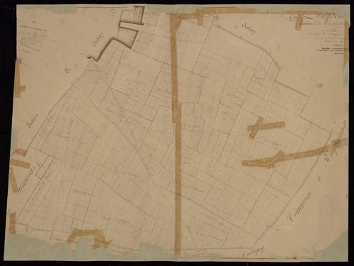 Plan du cadastre napoléonien - Quiry-le-Sec : Glaud (La) ; Camp Gargant (Le), C