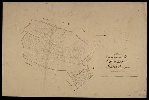 Plan du cadastre napoléonien - Raincheval (Rincheval) : A2