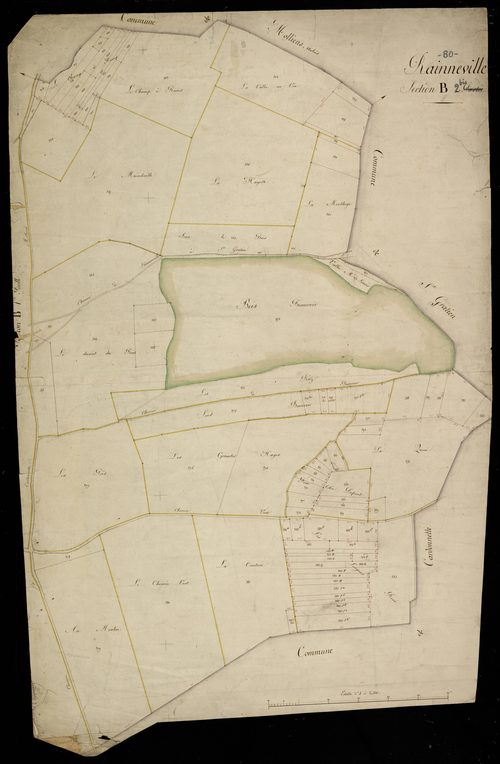 Plan du cadastre napoléonien - Rainneville : B2
